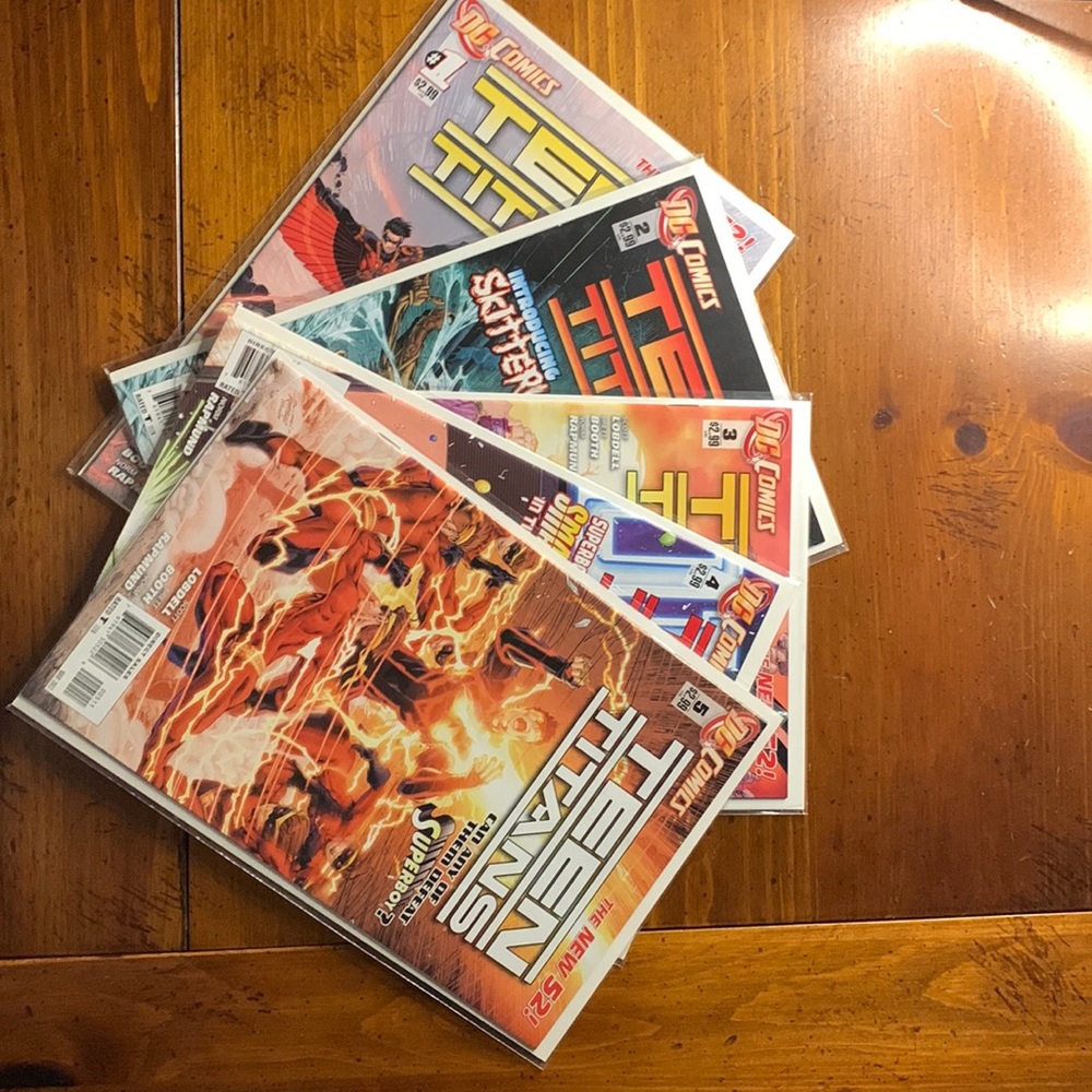 Teen Titans comics 1-5